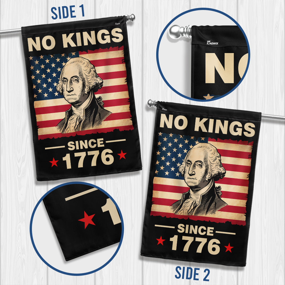 No Kings Since 1776 Flag TQN5646NTH
