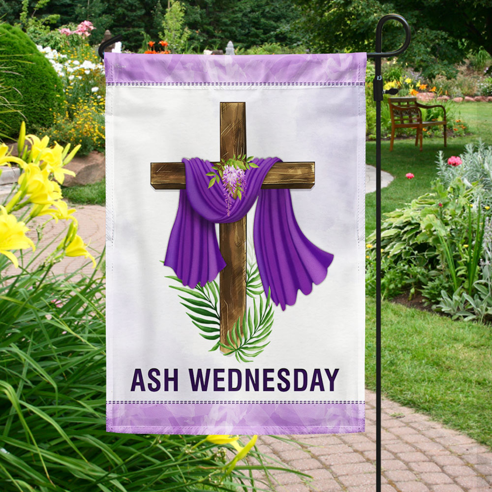 Ash Wednesday Cross Flag TQN861F