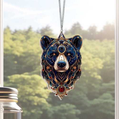 Bear Suncatcher Wildlife Animal Acrylic Hanging Sign TQN4444AS
