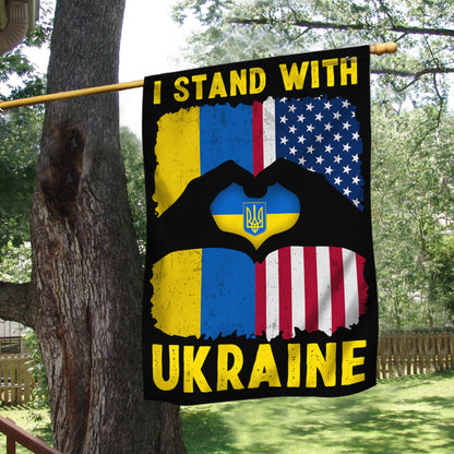 I Stand With Ukraine American American Flag TQN4930NTH