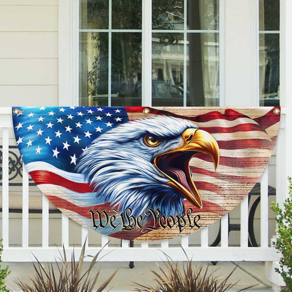Flagwix American Flag - Independence Day Eagle We The People American Flag TQN3115FL