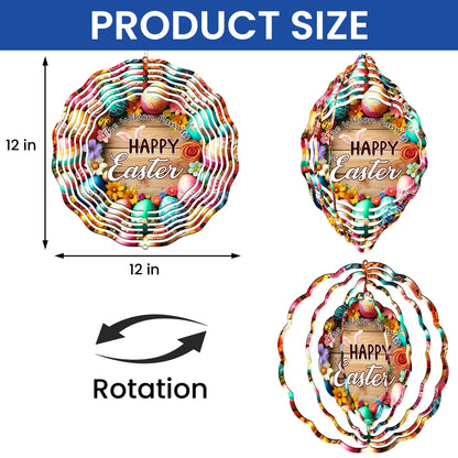 Personalized Happy Easter Wind Spinner VTM1064PMN