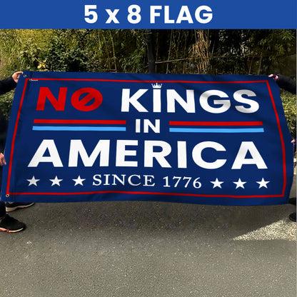 No Kings In America Since 1776 GROMMET FLAG LHB318TNB