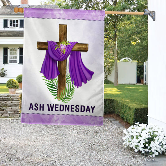 Ash Wednesday Cross Flag TQN861F