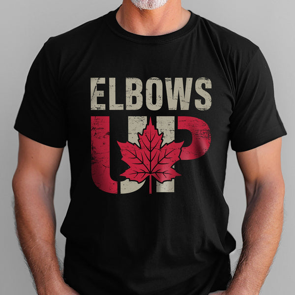 Elbows Up Canada Strong T-shirt Proud Canadian T-shirt VTM1158NTH