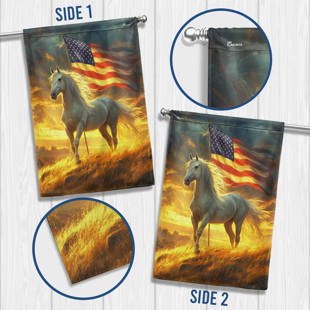 Patriot Horse Flag MLN5768NGT
