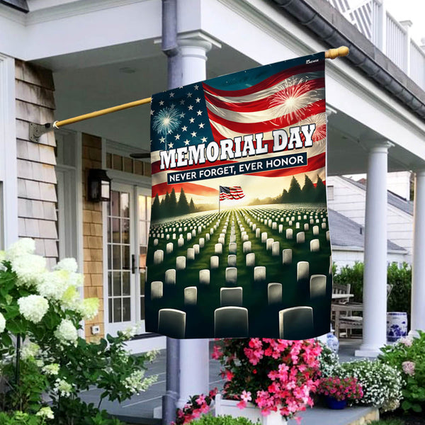 FLAGWIX Memorial Day Never Forget Ever Honor American Flag TQN2855F