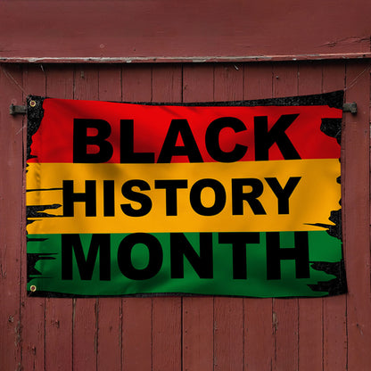 Black History Month Grommet Flag QNK1037GF