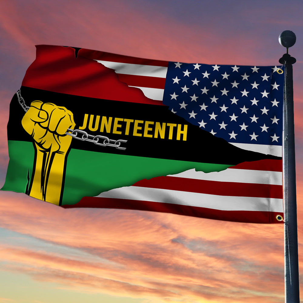 Black History Month Grommet Flag Juneteenth BNN98GF