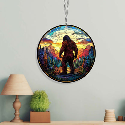 Bigfoot Sasquatch Suncatcher Acrylic Hanging Sign TQN4371AS