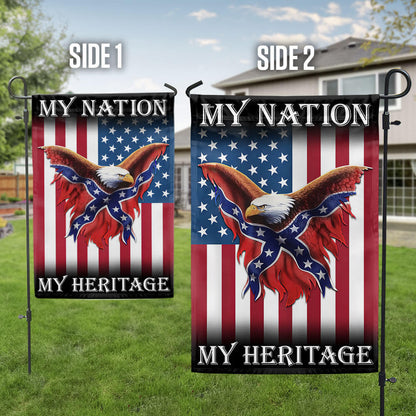 My Nation, My Heritage Confederate American Flag TPT2719TNB