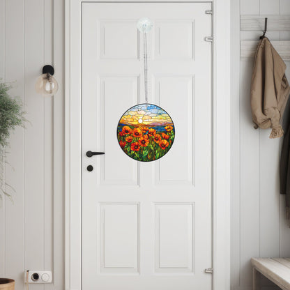 California Poppies Acrylic Suncatcher Hanging Sign Gift For California VTM985AS