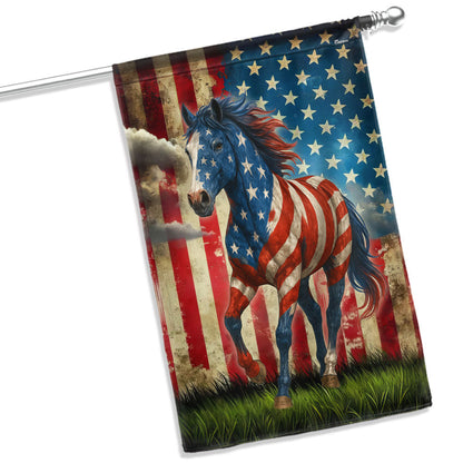 Patriot Horse American Flag MLN5917DTD
