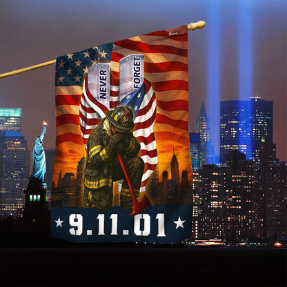Never Forget September 11 Patriot Day 911 Flag MLN6266LPN