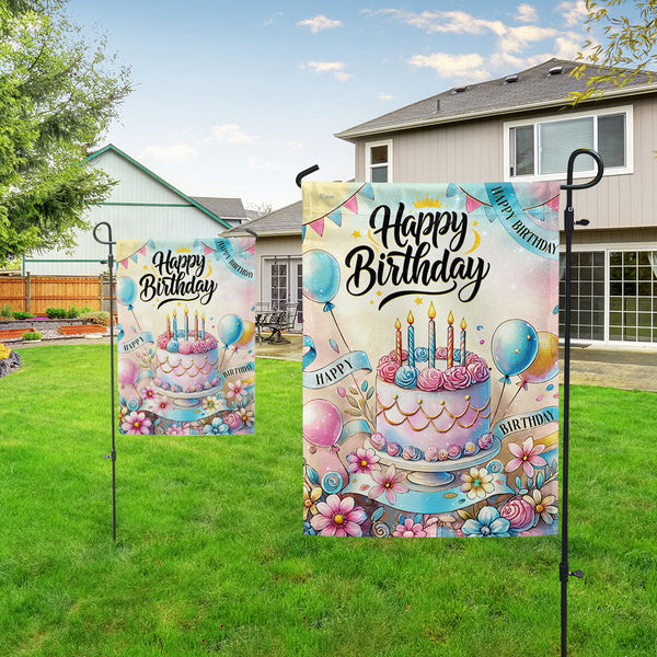 Happy Birthday Celebration Decor Flag TQN4696F