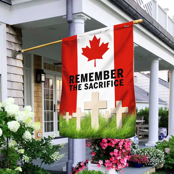 Canada Remembrance Day Flag Remember The Sacrifice TQN1885F
