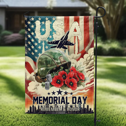 Memorial Day Remember And Honor USA Veterans Flag PHB08DTD
