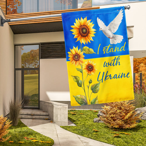 I Stand With Ukraine Flag TQN4936NGT