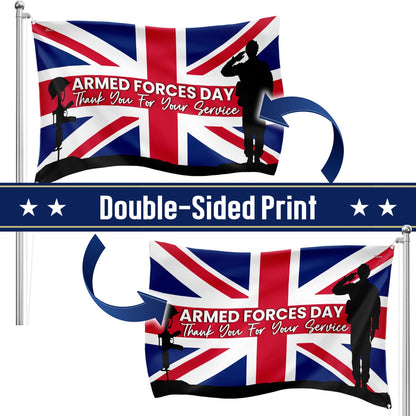 Armed Forces Day Union Jack Grommet Flag MLN5438PMN