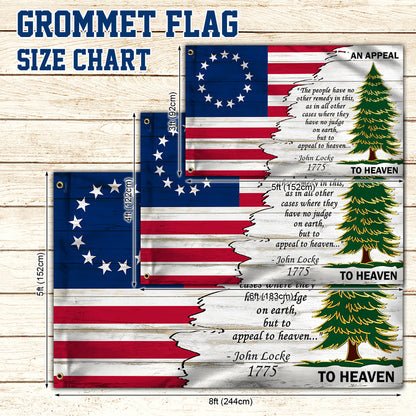 An Appeal To Heaven Flag The Pine Tree Grommet Flag MLN651GF