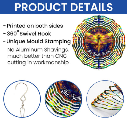 Personalized Mystical Dragonfly Wind Spinner MLN5189HVN