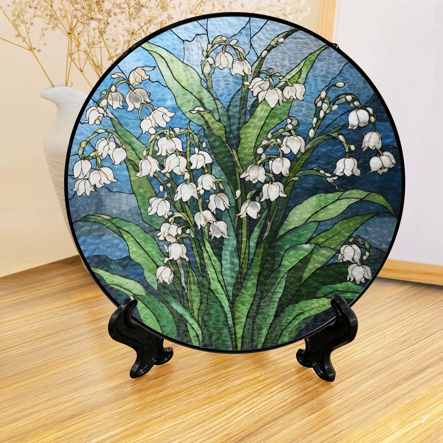 Lily of Valley Flower Stained Glass Suncatcher MLN4820TDH