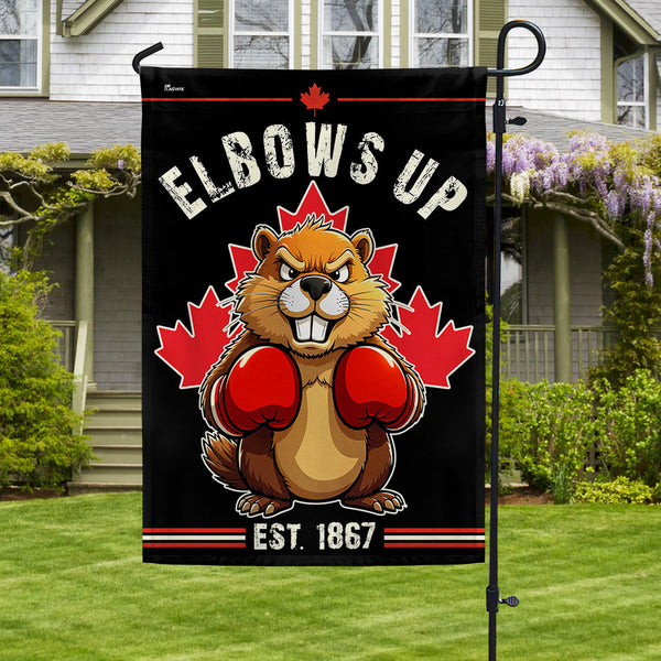 Elbows Up Canada Flag MLN5404TTH