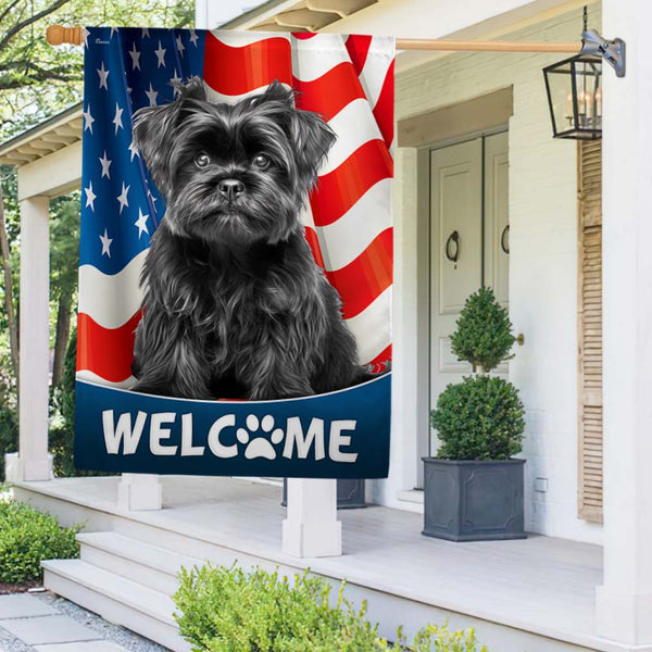 Affenpinscher Dog 4th Of july American Flag TQN1226Fv4