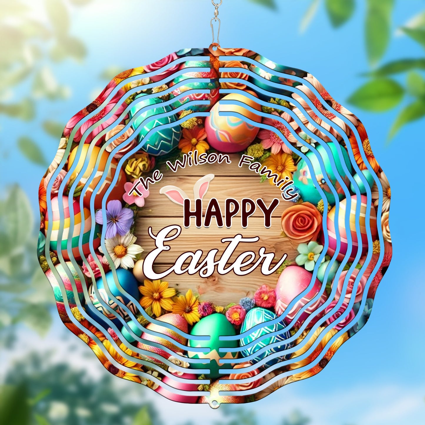 Personalized Happy Easter Wind Spinner VTM1064PMN