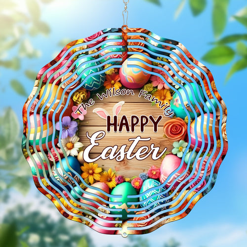 Personalized Happy Easter Wind Spinner VTM1064PMN