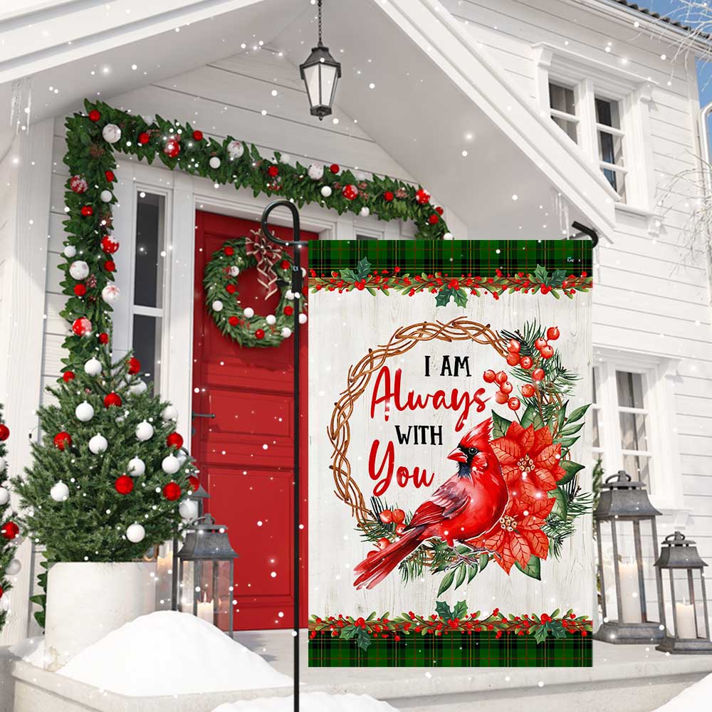 Cardinal I Am Always With You Flag MLN2120F