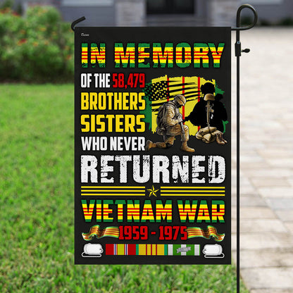 Brothers And Sisters Who Never Returned Vietnam War Flag MLH1758F