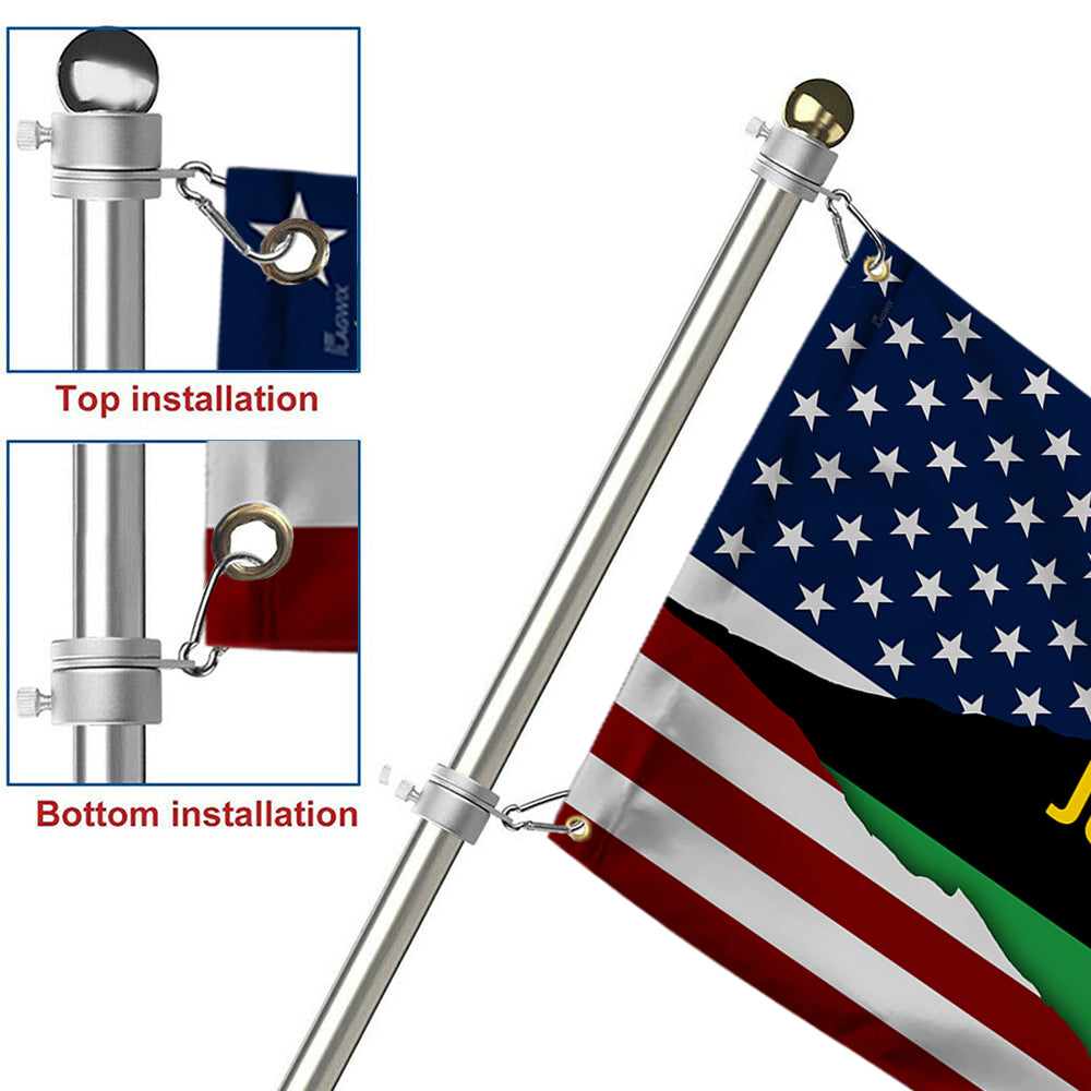 Black History Month Grommet Flag Juneteenth BNN98GF