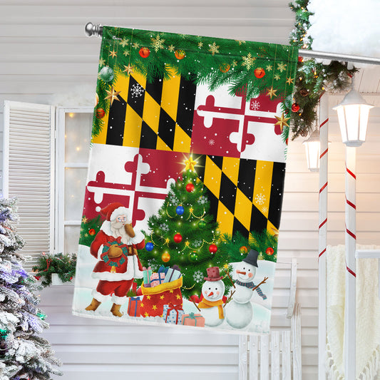 Maryland Christmas Flag MLN4136F