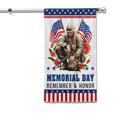 Memorial Day Veteran Remember And Honor Flag NTT05TTH