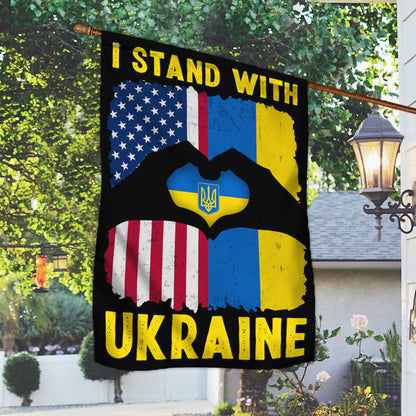 I Stand With Ukraine American American Flag TQN4930NTH