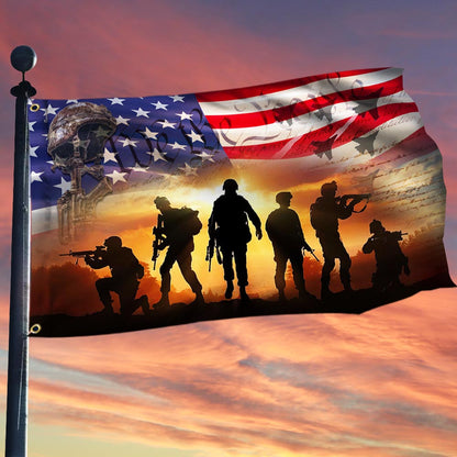 All Gave Some, Some Gave All Memorial Veteran Day Flag THH3855GFn