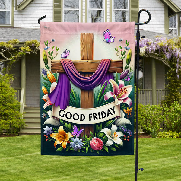 FLAGWIX  Good Friday Christian Cross Jesus Christ Flag MLN2542F